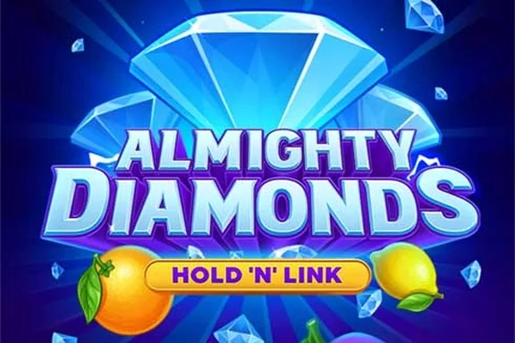 Capa do slot Almighty Diamonds: Hold 'N' Link